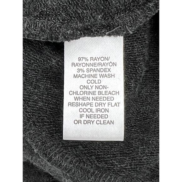 LOU & GREY Off-Shoulder Ruched Knit-Jersey Top Tunic-slit Hem (Women: Large) - Picture 10 of 11